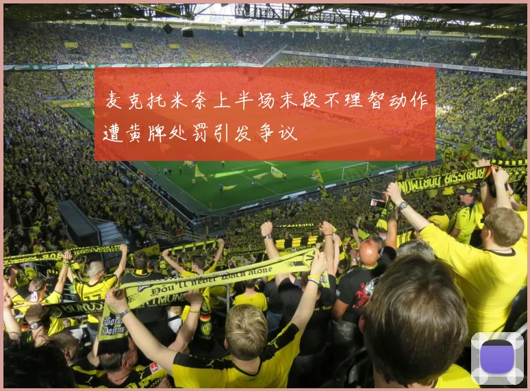 麦克托米奈上半场末段不理智动作遭黄牌处罚引发争议